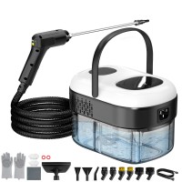 High Pressure Steam Cleaner Handheld, 1.4L 15s Heat Up, Portable Steamer Cleaning, 18PCS 3 Mode Steamers Cleaners for Home Multi Purpose, Floor Carpet Car Sofa Upholstery Bathroom